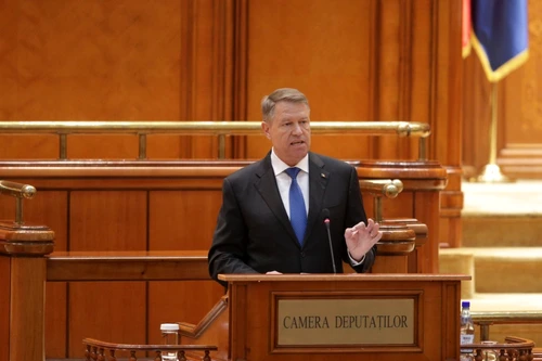 Klaus Iohannis a mers, după mai mulți ani, în Parlament FOTO Inquam Photos