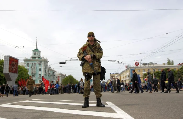
    Separatiştii controlează oraşul ucrainean Lugansk. (Foto: Reuters)  