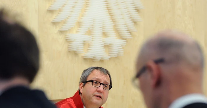 Andreas Vosskuhle, preşedintele Curţii Constituţionale a Germaniei, este un susţinător declarat al integrării europene. FOTO Mediafax/AFP