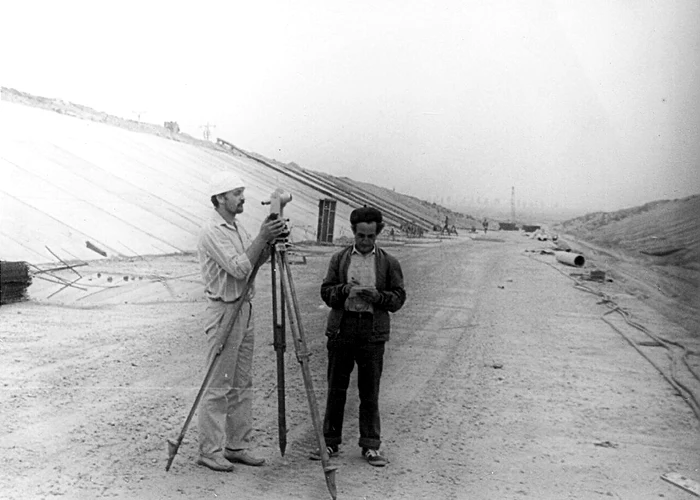 Canalul Siret - Bărăgan, în anii '80. Sursa: Wikipedia. 