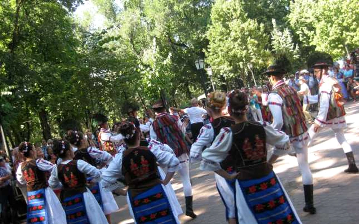 Tinerii au dansat hora. FOTO Adevărul