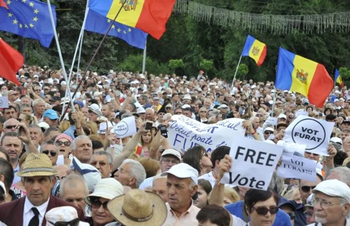 Protest Republica Moldova FOTO 10tv