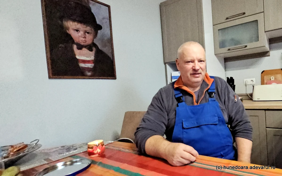 Johann Henning locuiește de cinci ani în Romos. Foto: Daniel Guță. ADEVĂRUL