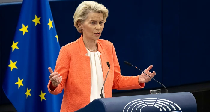 Ursula von der Leyen critică moțiunea de cenzură inițiată de AUR FOTO: Wind Europe