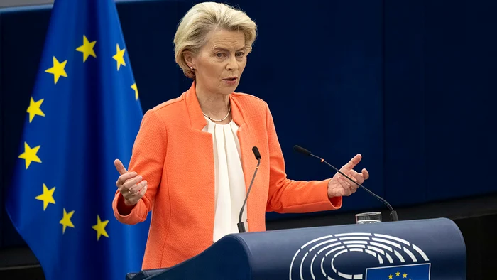 Președinta Comisiei Europene, Ursula von der Leyen. FOTO: Wind Europe