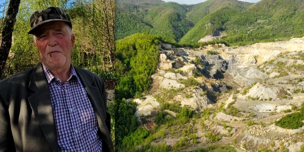 Petru Grec. Cariera minieră Coranda din Certej.  Foto Daniel Guță