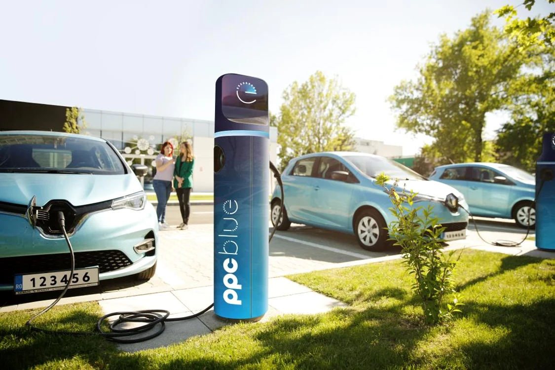 Stație de încărcare a mașinilor electrice a PPC