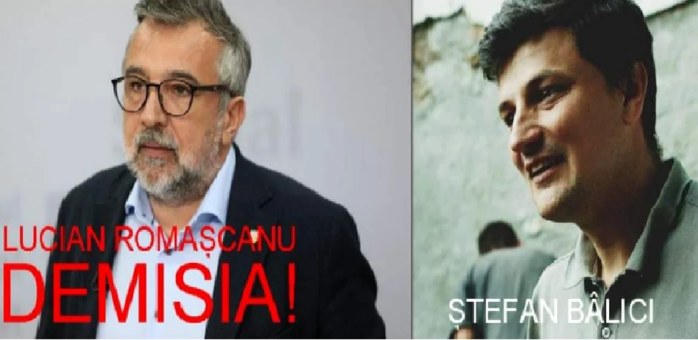 Ministrul Culturii Lucian Romaşcanu şi managerul Institului Naţional pentru Patrimoniu Ştefan Bâlici