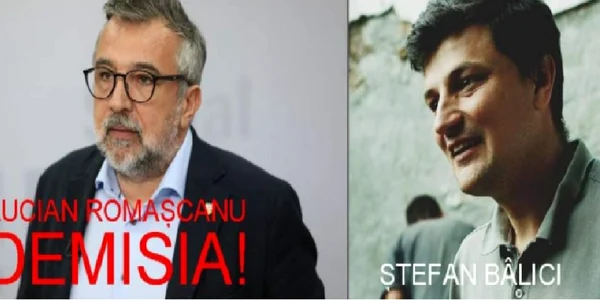 Ministrul Culturii Lucian Romaşcanu şi managerul Institului Naţional pentru Patrimoniu Ştefan Bâlici