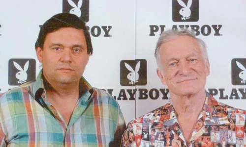 Dan Silviu Boerescu, alături de Hugh Hefner jpeg