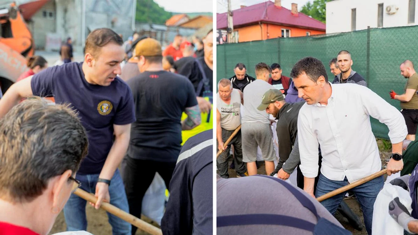 Tanczos Barna și Ministrul Economiei, Bogdan Ivan, au mers la Praid / foto: Facebook