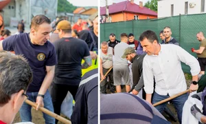 ministrii tanczos barna si bogdan ivan la lopata in zona afectata de inundatii la praid nu plecam acasa pana nu rezolvam 977484 jpg