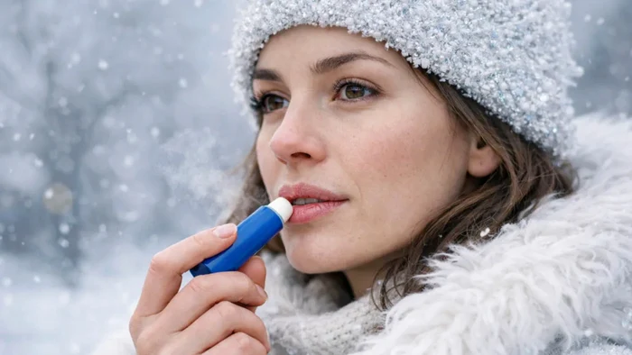 Buze aspre, descuamate, cu microcrăpături.