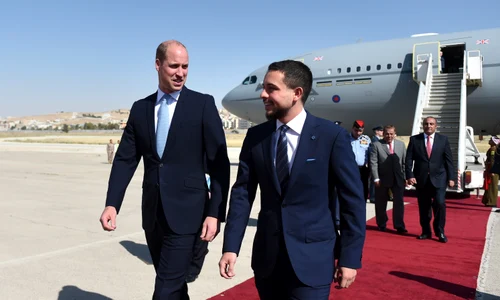 Prințul Moștenitor Al Hussein cu Prințul William în Iordania, 2018 jpg