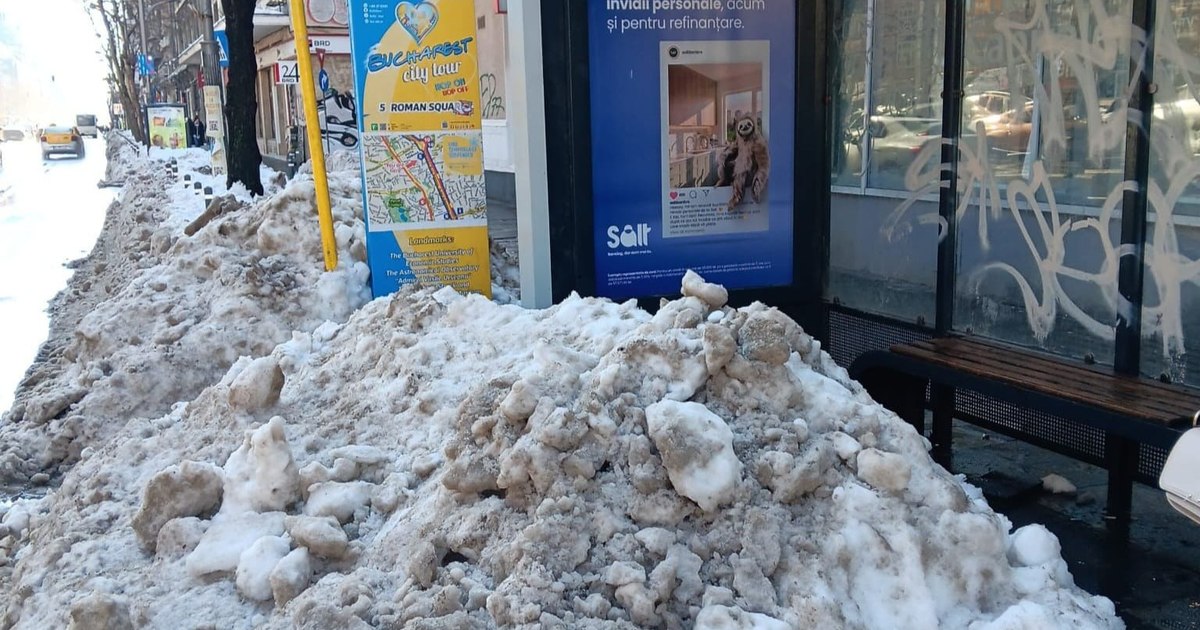 Amenzi masive după ce ninsoarea a blocat Bucureștiul: utilajele de deszăpezire, fictive.