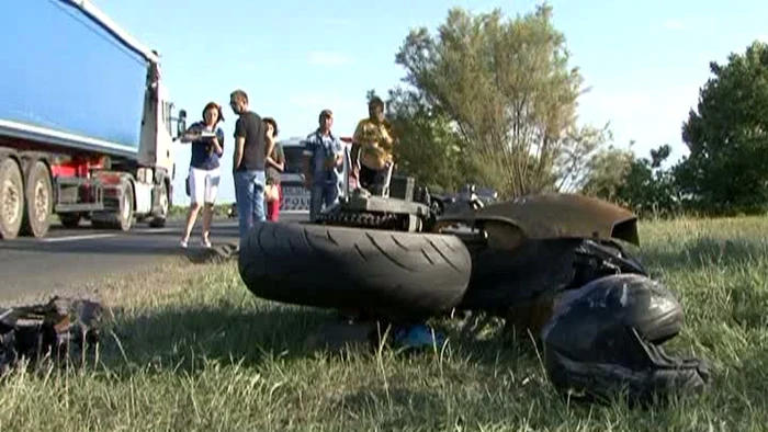 Accidentul a avut loc pe E85, în Vrancea  FOTO: RTV
