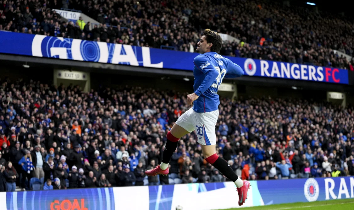 Ianis Hagi, meci perfect pentru Rangers. Foto Profimedia   