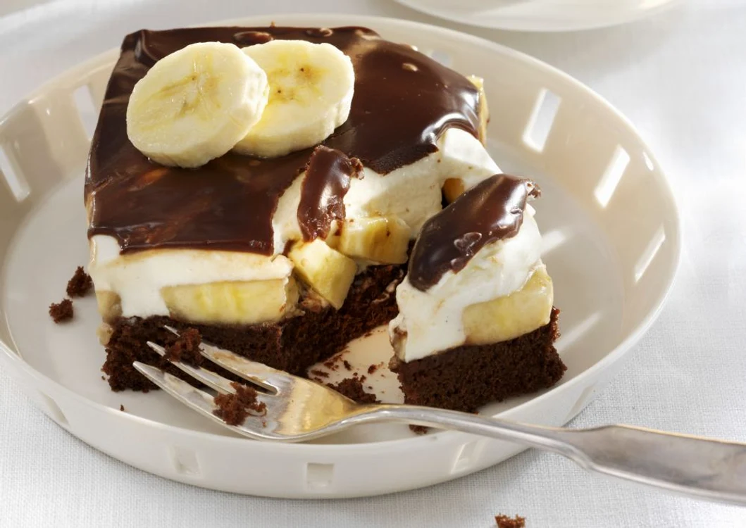 tort cu crema de branza si banane jpeg
