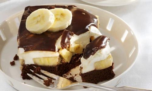 tort cu crema de branza si banane jpeg