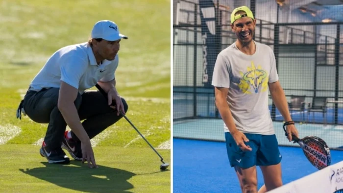 Rafa s-a îndrăgostit de golf și de padel