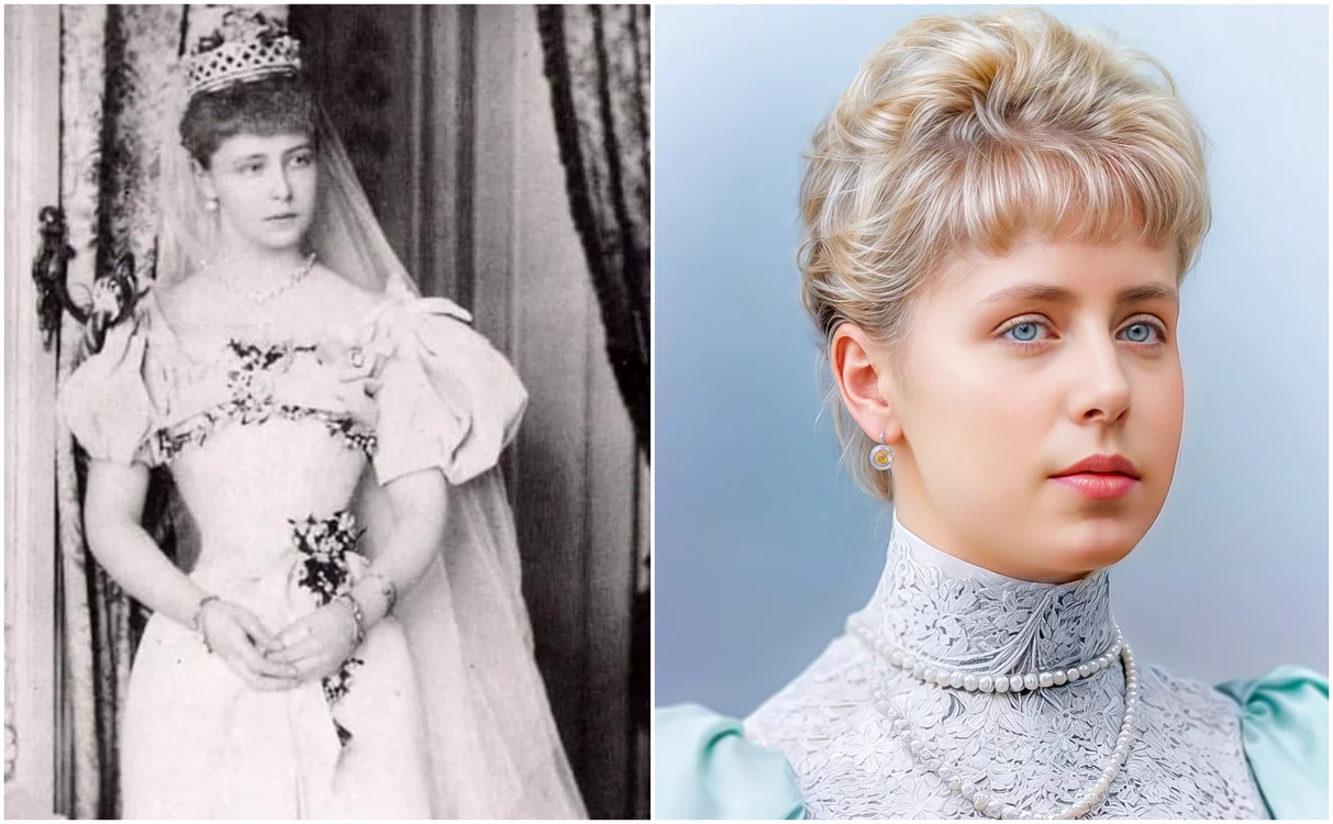 Regina Maria recolorizare cu AI   Florin Rostariu jpg