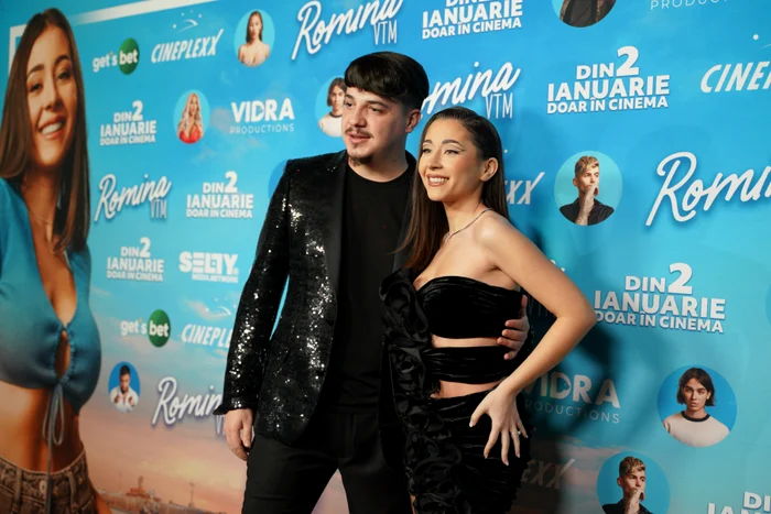 Bogdan de la Ploiești și Nicole Cherry, la avanpremiera „Romina, VTM!“