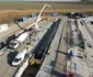 Instalație de producție a grinzilor din beton pe șantierul Autostrăzii Ploieşti-Buzău. FOTO Irinel Scrioşteanu