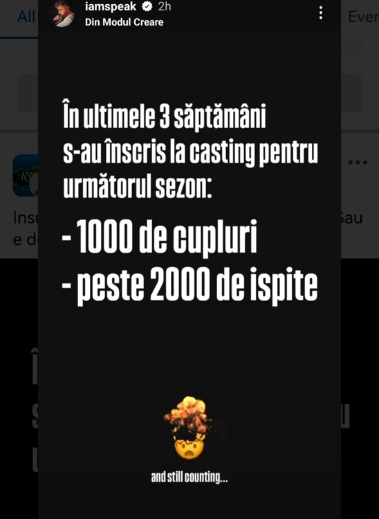 Mii de oameni vor să participe la noul sezon din Insula iubirii - Foto Captură