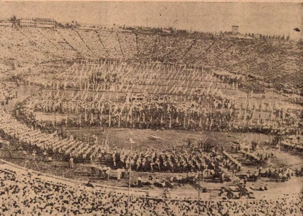 Stadionul 23 August, la inaugurarea din 1953. Foto: Scînteia
