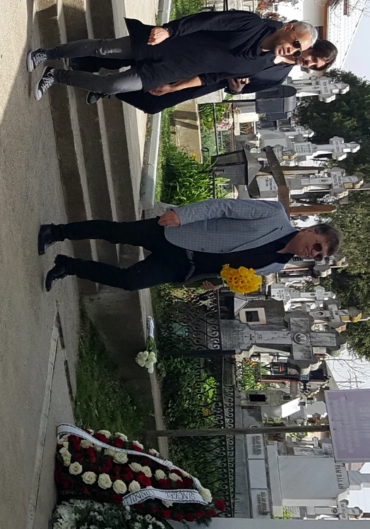 Wilmark și Mihai Petre, la înmormântarea lui Cornel Patrichi