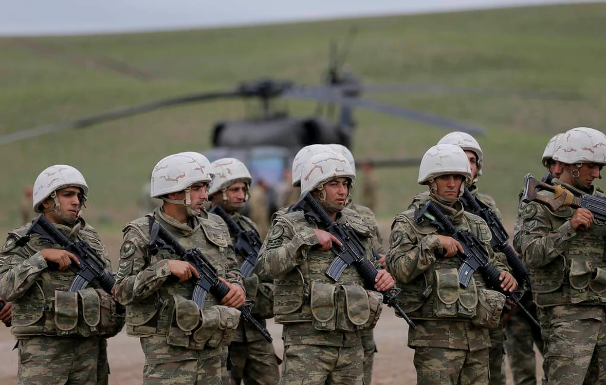 Soldați azeri/FOTO:X