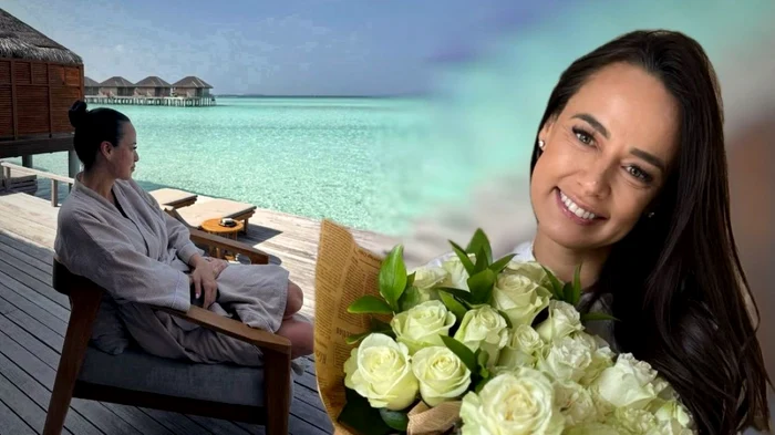 Cum arată Andreea Raicu în costum de baie, la 48 de ani / foto: colaj Instagram