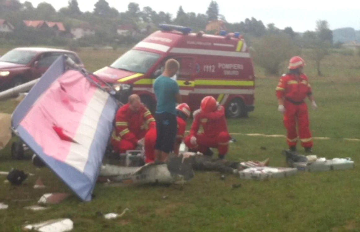 Victima accidentului aviatic, pregatita pentru operatie