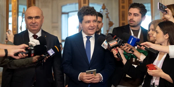 Ilie Bolojan și Nicușor Dan FOTO Mediafax