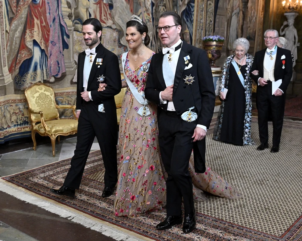 Prințesa Victoria a Suediei alături de soțul Daniel și fratele Carl Philip