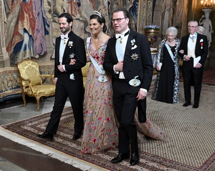 Prințesa Victoria a Suediei alături de soțul Daniel și fratele Carl Philip
