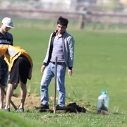 Vietnamezii sapă după popândăi FOTO Anamaria Manolea