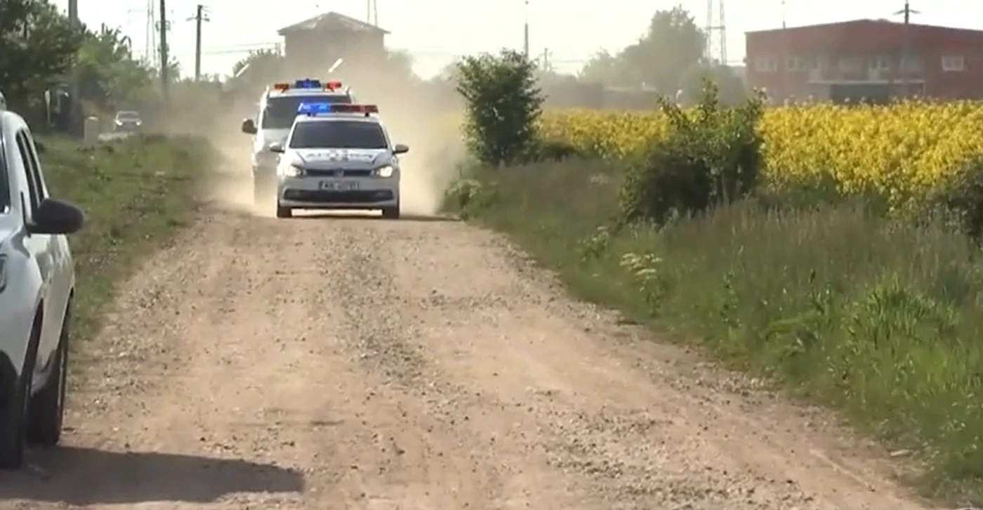 Poliția anchetează crima din Măgurele. Sursa: captura Antena 3