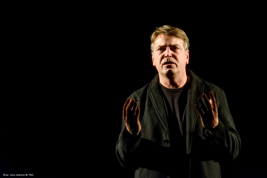 Ultima apariție a lui Ioan Isaiu pe scenă / foto: Teatrul Național „Lucian Blaga” din Cluj-Napoca