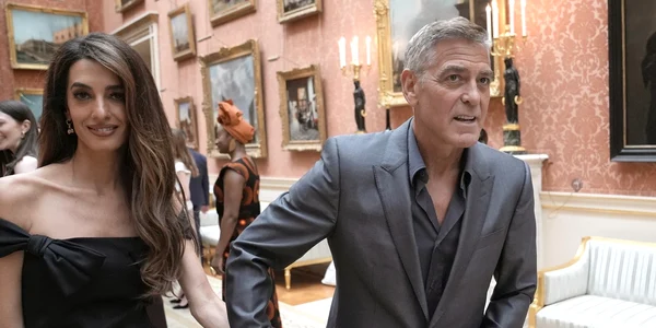 Amal și George Clooney alături de Regele Charles foto profimedia (3) jpg