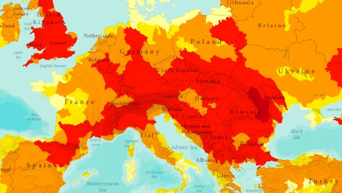 risc inundatii romania