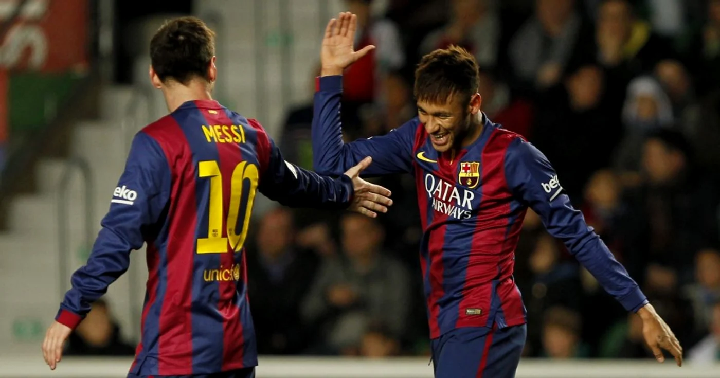 Neymar şi Messi