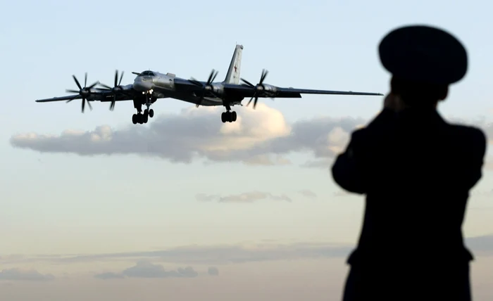 Avioanele ruse TU-95 au căpătat denumirea de „urşi” în timpul Războiului Rece. FOTO Reuters