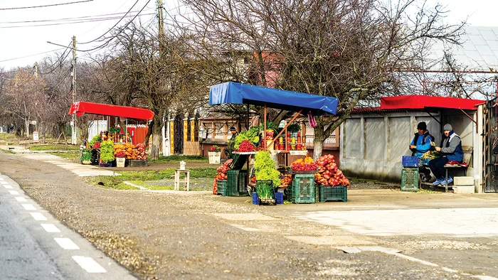 Majoritatea produselor scoase la vânzare în fața curților nu sunt din producția proprie a țăranilor