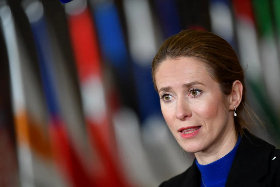 Kaja Kallas critică „un regim ce se teme de propriul popor” FOTO: EPA EFE