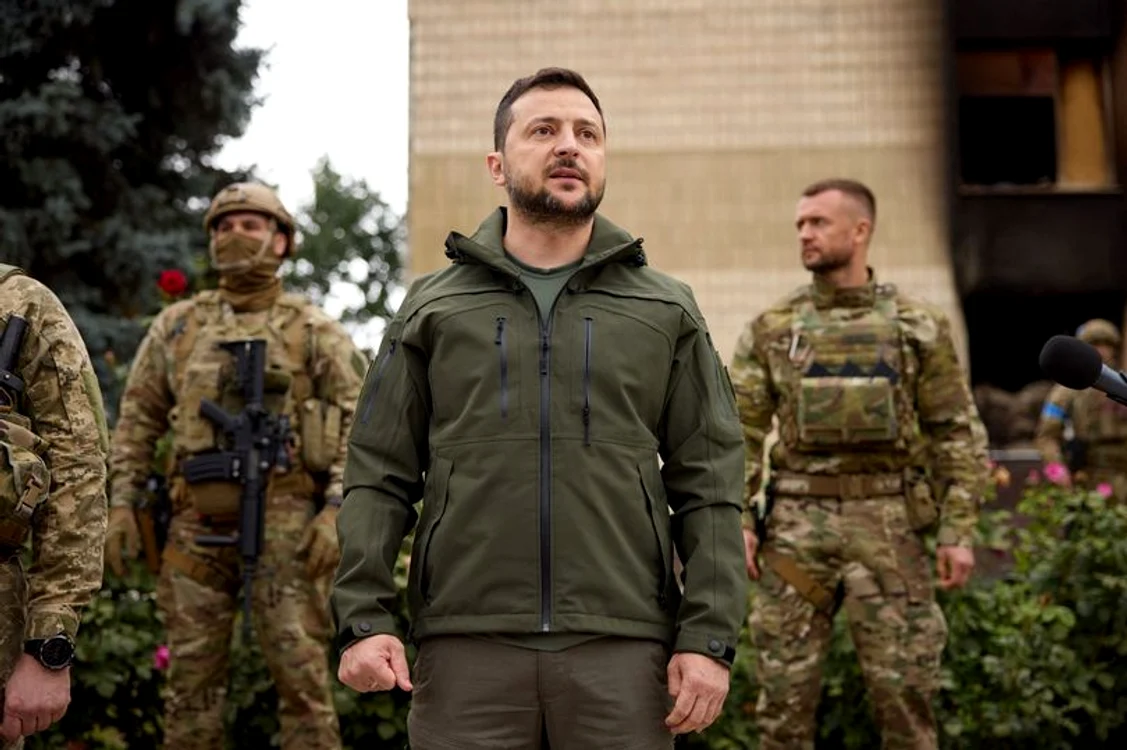 Macsim Doneț (dreapta) este șeful echipei de securitate a lui Zelenski din 2019 FOTO  via Daily Star