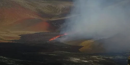 Erupţie în Islanda într o fisură vulcanică în apropiere de Reykjavik foto twitter gisli olafsson