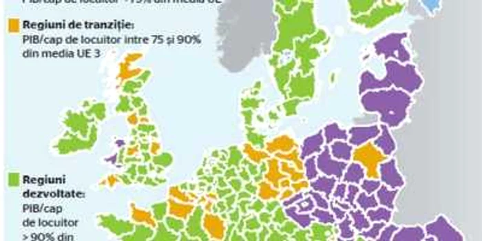 Clasificarea regiunilor Europei