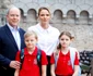 Prințul Albert, Prințesa Charlene și copiii Jacques și Gabriella
