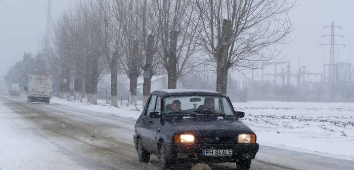 Vizibilitatea în trafic este foarte redusă